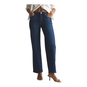 Quince Women's Straight Leg Jeans - Dark Blue